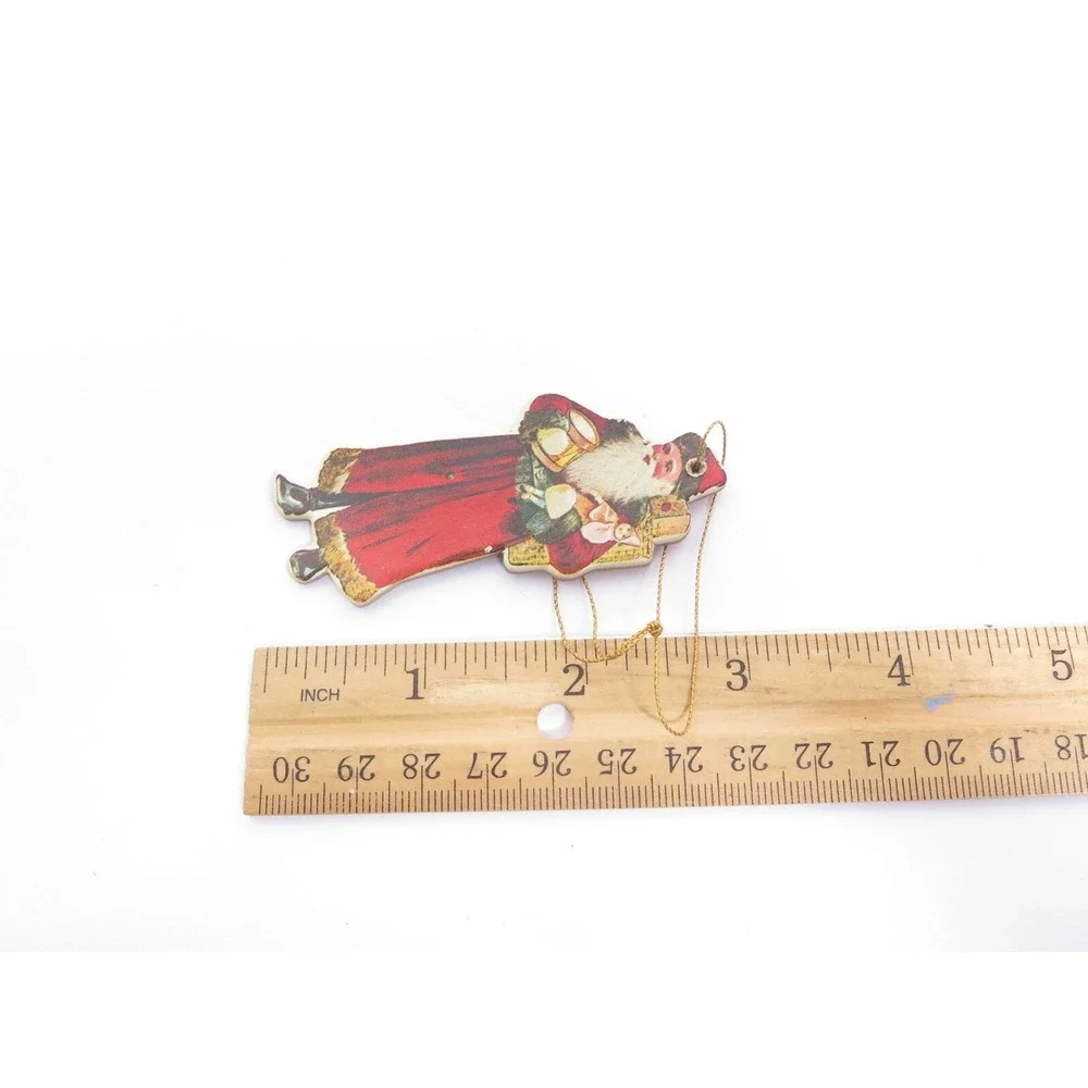 Vintage Antique SANTA CLAUSE Christmas Ornament‎ Tree Decoration Merrimack 1977